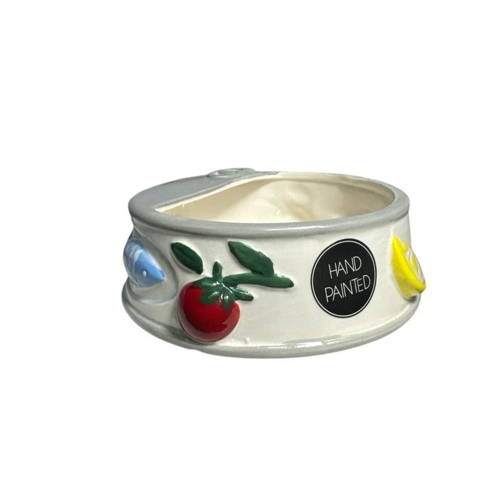 🐾 Luna & Sage Hand-Painted Cat Water Bowl – "Fish Sip" Deluxe Edition - Picture 2 of 8